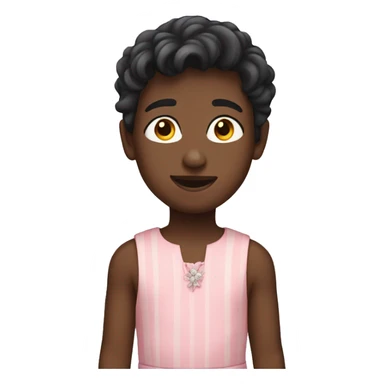 boy in a dress  sticker