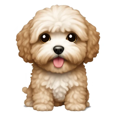 maltipoo brown sticker