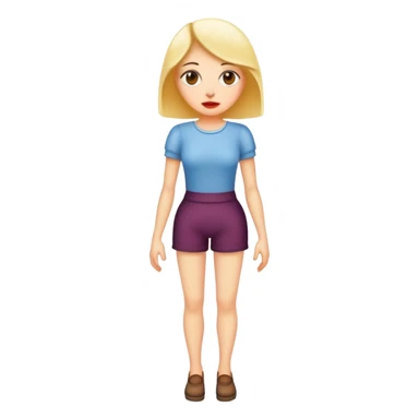 Weird woman full body sticker