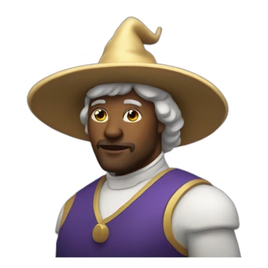 astrologist in a pointy hat sticker