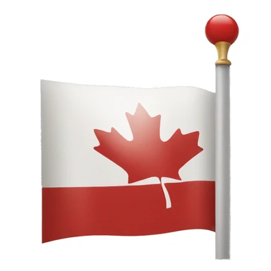 one straight canadian flag  sticker