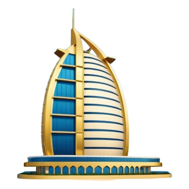 Burj al arab hotel sticker