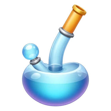 Bubble pipe made of quartz sticker