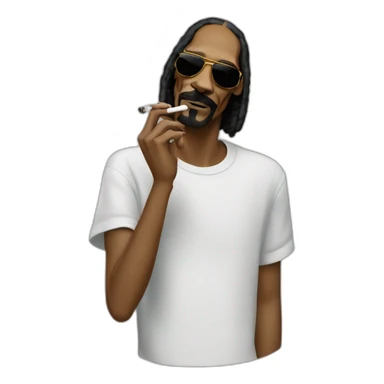 Snoop dogg smoking sticker