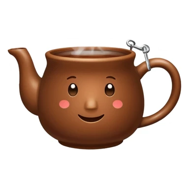 hot tea in a mug no face sticker