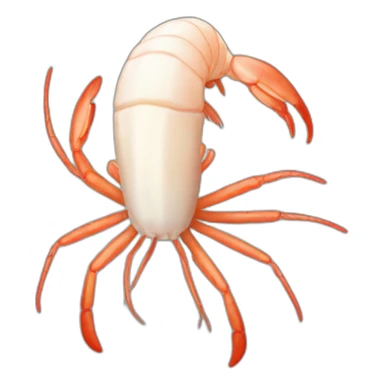 whiteleg shrimp sticker