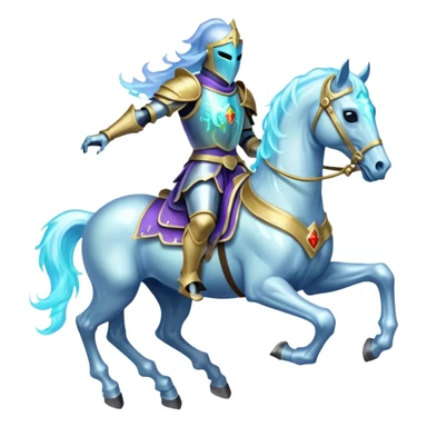 Spectral knight – Transparent, ghostly horse







 sticker