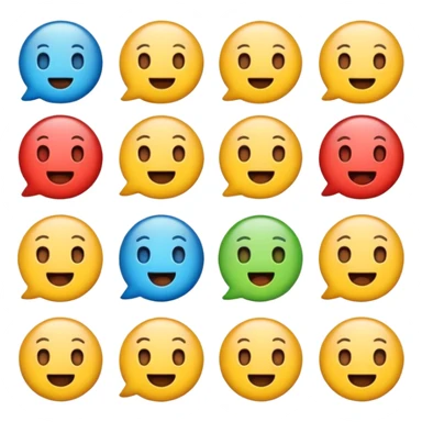 Announcement emojis sticker