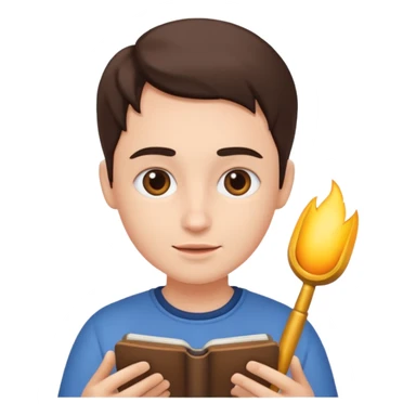 A person creating content/art/influence/communicator/storyteller  sticker