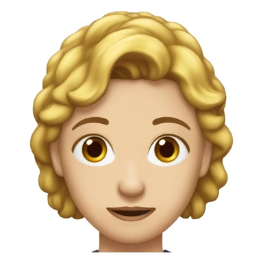 біла шкіра дівчина з синім волоссям в чорному одязі стоїть біля машини тесла sticker