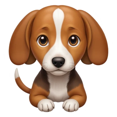 beagle dachshund mix sticker