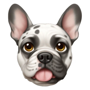 Merle French bulldog  sticker