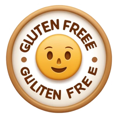 gluten free logo sticker