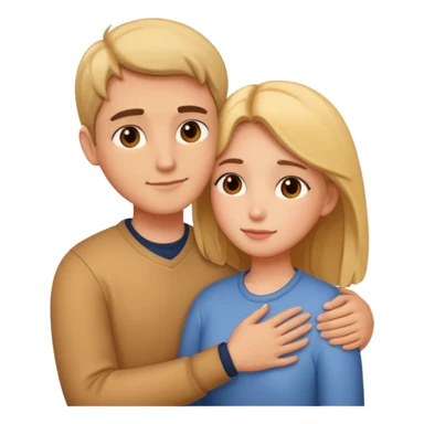 Moment intime entre amoureux sticker