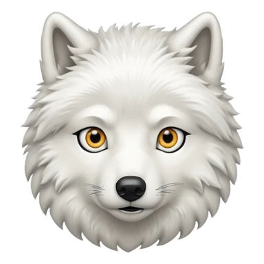 Arctic wolf sticker