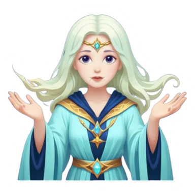 Cosmic witch sticker