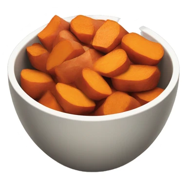 Candied sweet potatoes in a bowl sticker