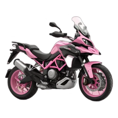 Moto benelli trk 502X color rosa sticker
