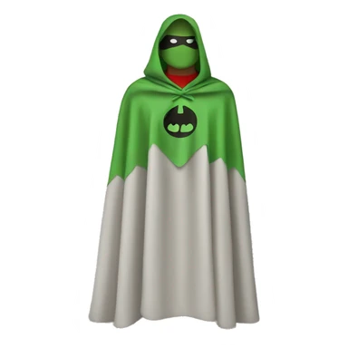super hero cape sticker