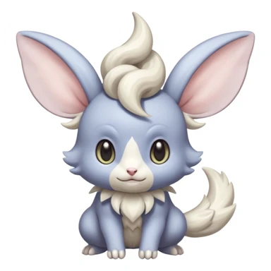  Fey Toony Espurr-Minccino-Sprigatito-fusion-hybrid sticker