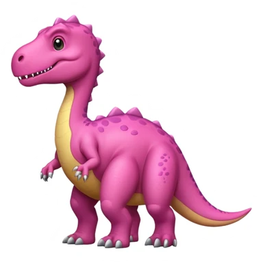 Dinosaurio rosa sticker