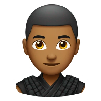 Ninja with a low taper fade sticker