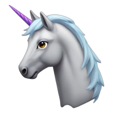 Licorne-schocked sticker