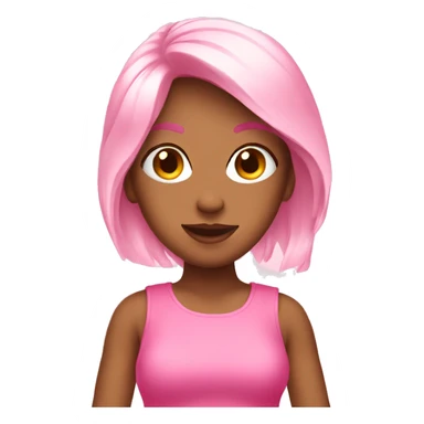 pink emojis girly  sticker