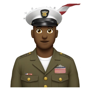 United States marine sticker