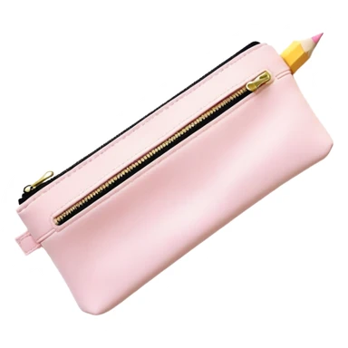 Light Pink Pencil Pouch sticker