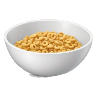 bowl with cereal sticker