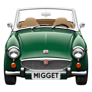 Mg midget car sticker