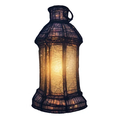 Glowing lantern Shakespeare made of newspaper and bokeh fairy lights, stained glass, fairy lights, bokeh, annotated sketch, handwritten letters, collage of intricate patterns, lantern, bokeh sticker