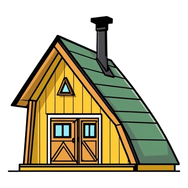 Small scout hut sticker
