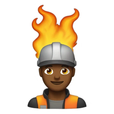 Fénix negro con destellos de fuego sticker