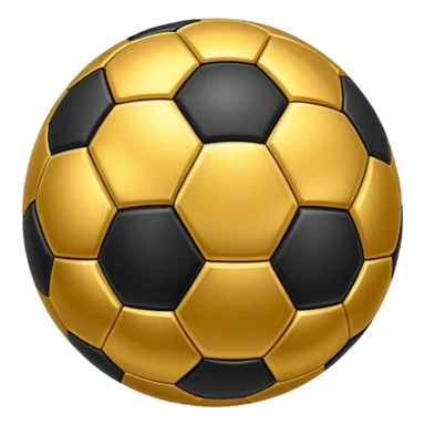 Golden soccer ball  sticker