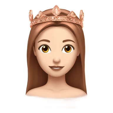 Rose gold diadema sticker