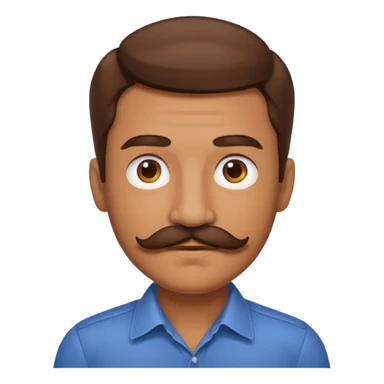 fry with mustache sticker