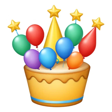 Party celebration sticker