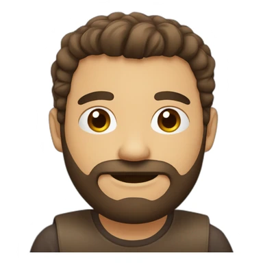 Hombre-pelo blanco-barba-tomando café sticker