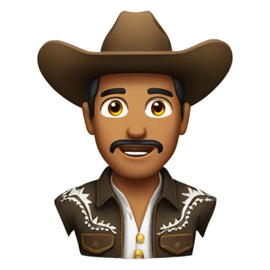 Mexican cowboy  sticker