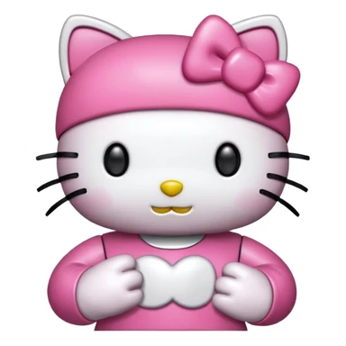 metallisorvi jossa on hello Kitty värit ja teema sticker