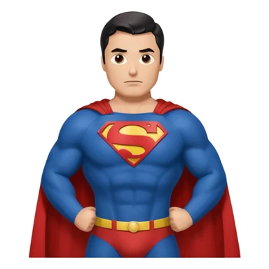 Superman con letras defensor del pueblo sticker