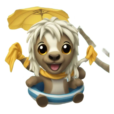 sol cayendo en el mar  sticker