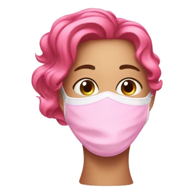 pink shampoo and mask sticker
