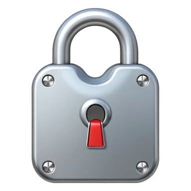 unlocked open padlock sticker