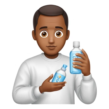 diddy holding baby oil  sticker