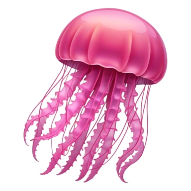 pink jellyfish sticker