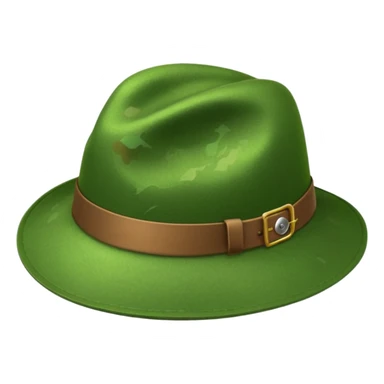 Green hat, Lost & Found Object. sticker