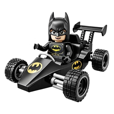 full size real-appearance road racing sexy buxom Batman’s feminine midnight-colored tight outfit sixty’s tv show dark stealthy accurate sporty safe plush deluxe Lego off-road pursuit drifting car lexus (black hair,reclining and relaxed torso and shoulders back against seat) rallycross kart  sticker